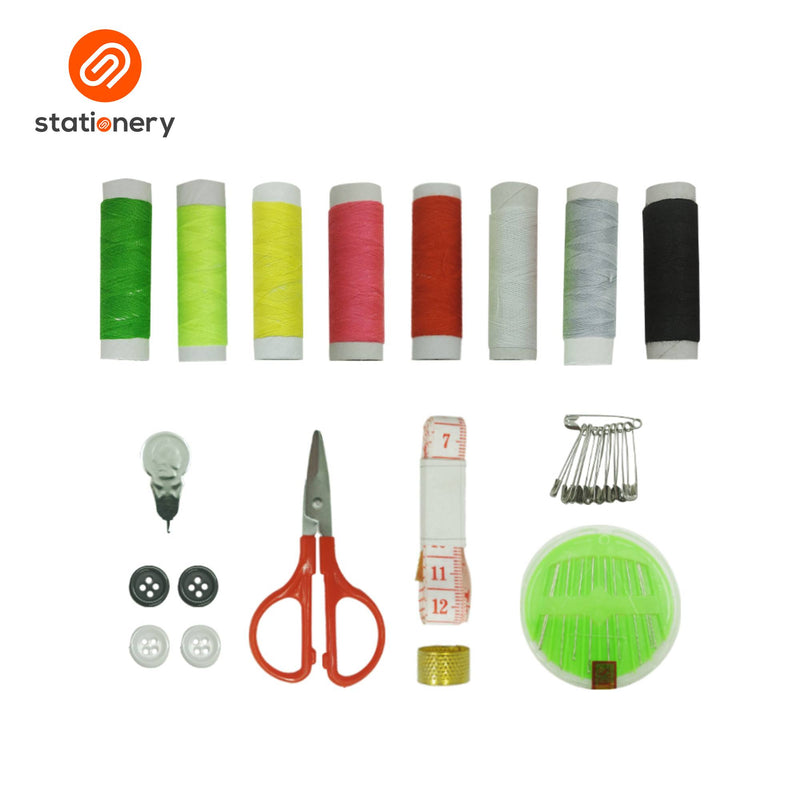 Sewing Kit Set in a Case - 7.5x6x12cm-zoom-
