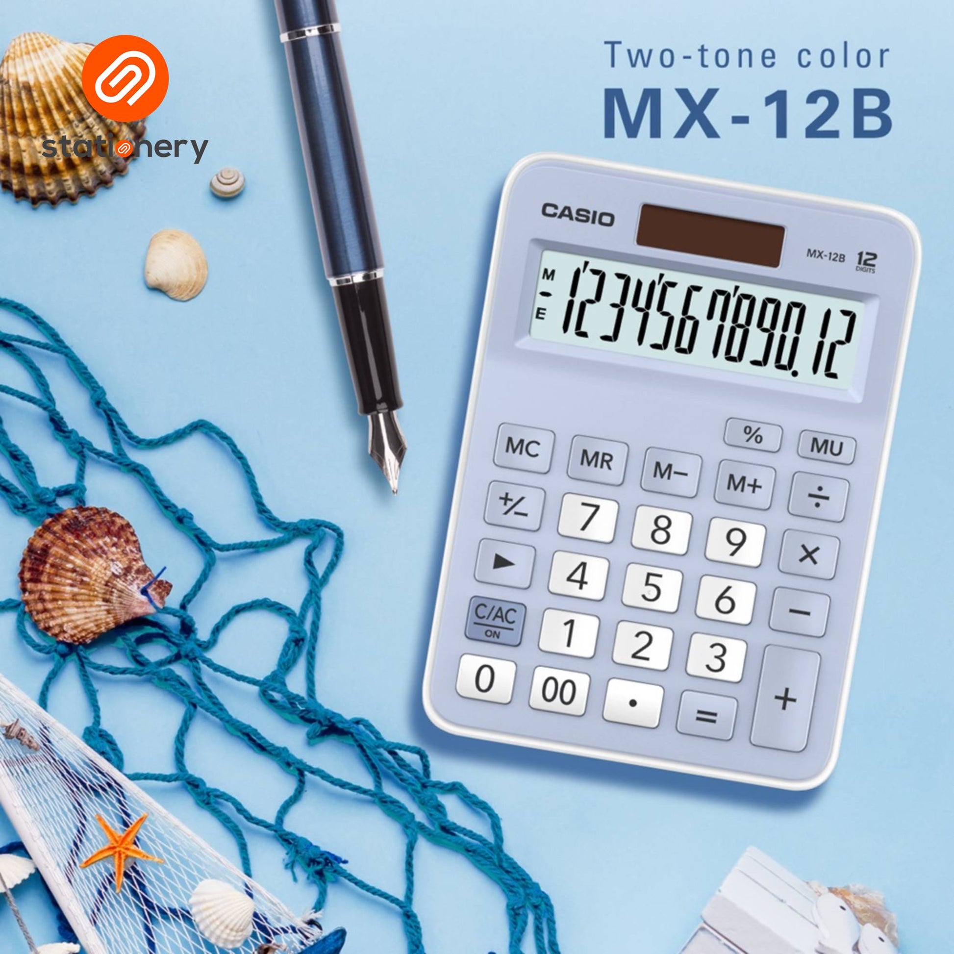 Casio Desktop Calculator 12 digits MX12B-2