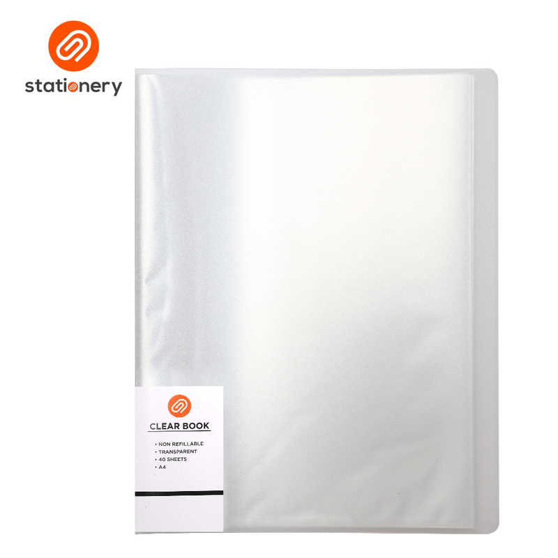 Stationery Clear Book A4-zoom-