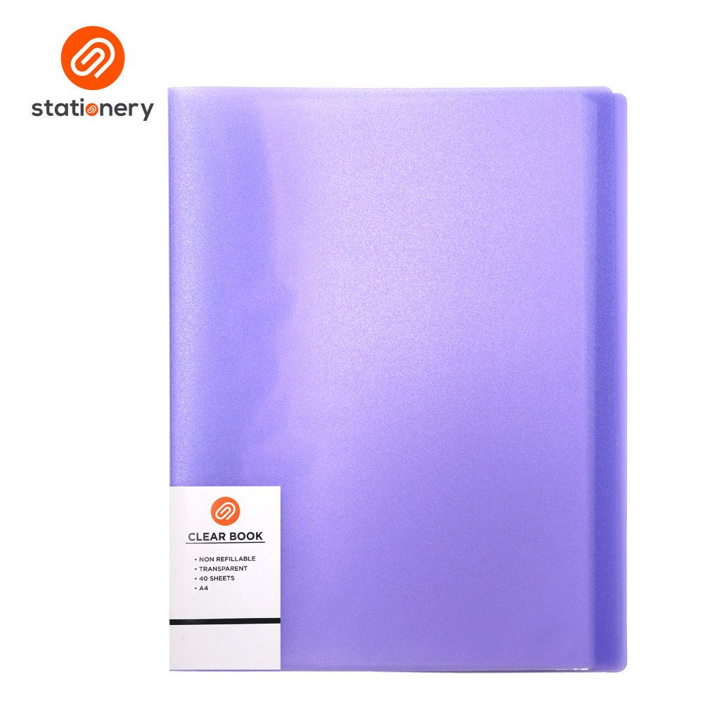 Stationery Clear Book A4-6