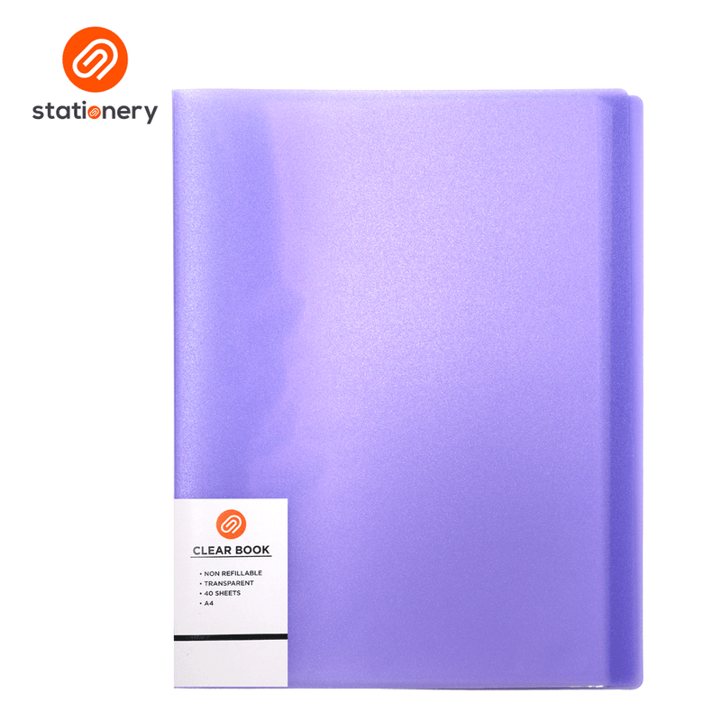 Stationery Clear Book A4-zoom-