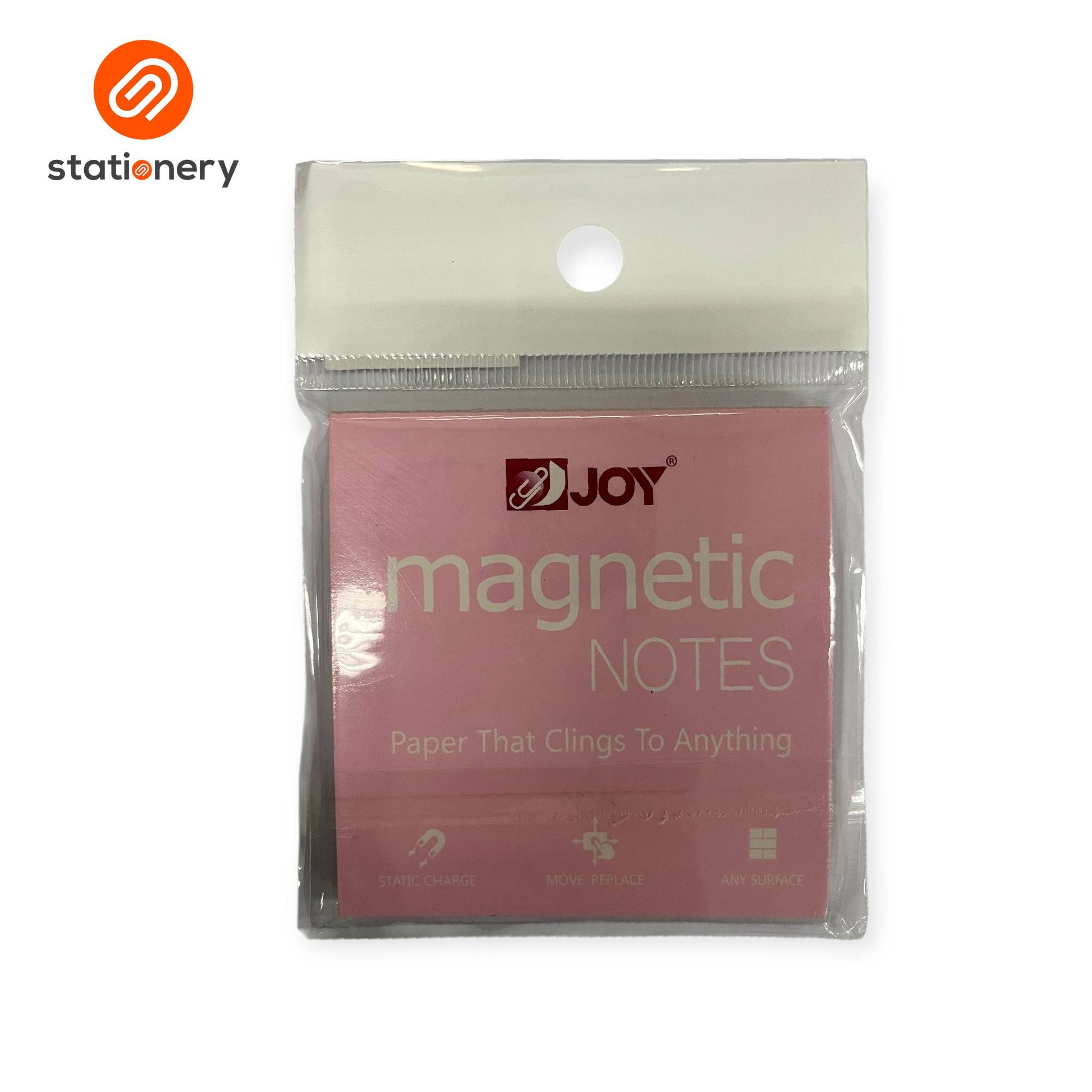 Joy Magnetic Sticky Notes 3x3"-3