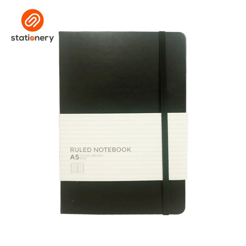 Lined Notebook A5 80gsm 100 Sheets-zoom-