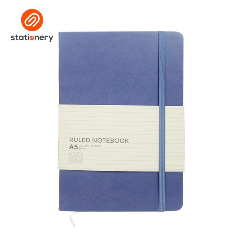 Lined Notebook A5 80gsm 100 Sheets-zoom-