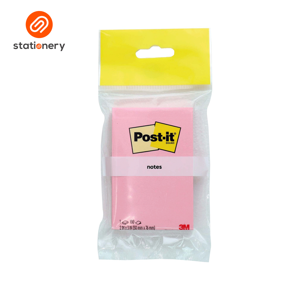 3M Post It Notes 2x3" 100 Sheets-zoom-1