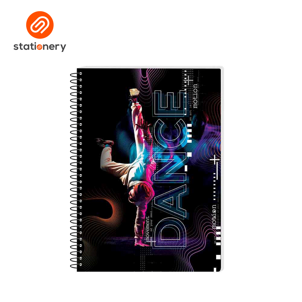 Advance Spring Leaf Spiral Notebook Black Collection Pack of 3 – SM ...