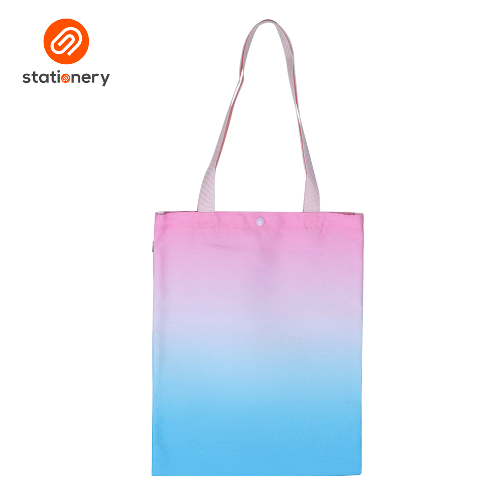 Canvas Tote Bag - Ombre-1