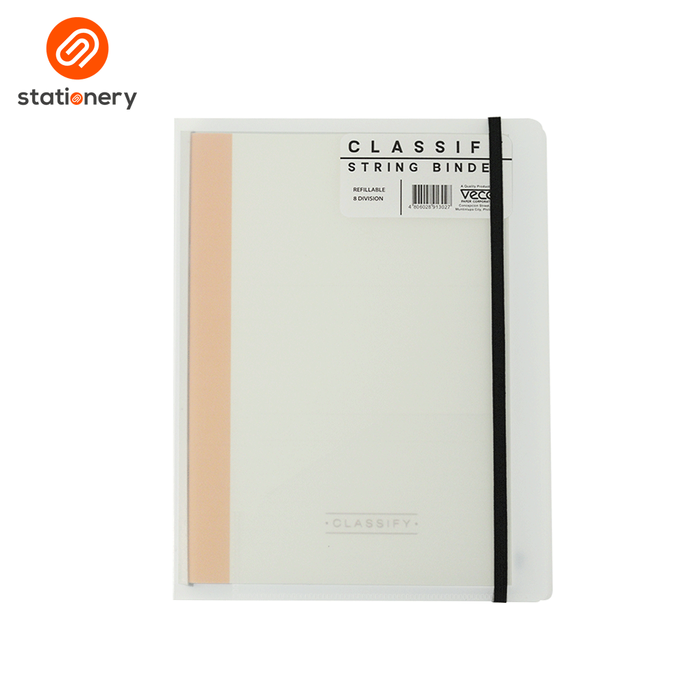 Veco Classify String Binder 8 Division  A5