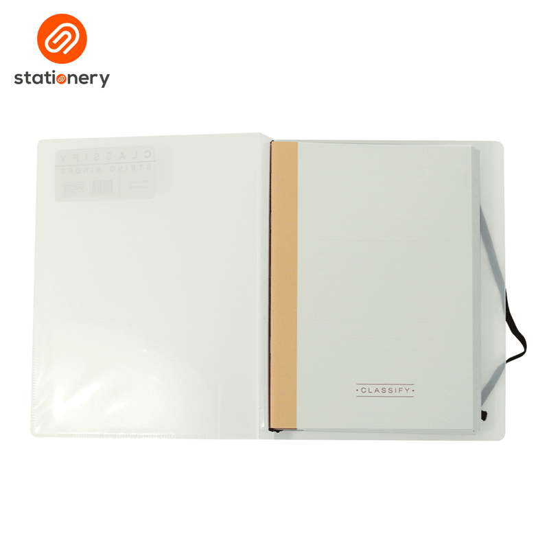 Veco Classify String Binder 8 Division  A5-zoom-