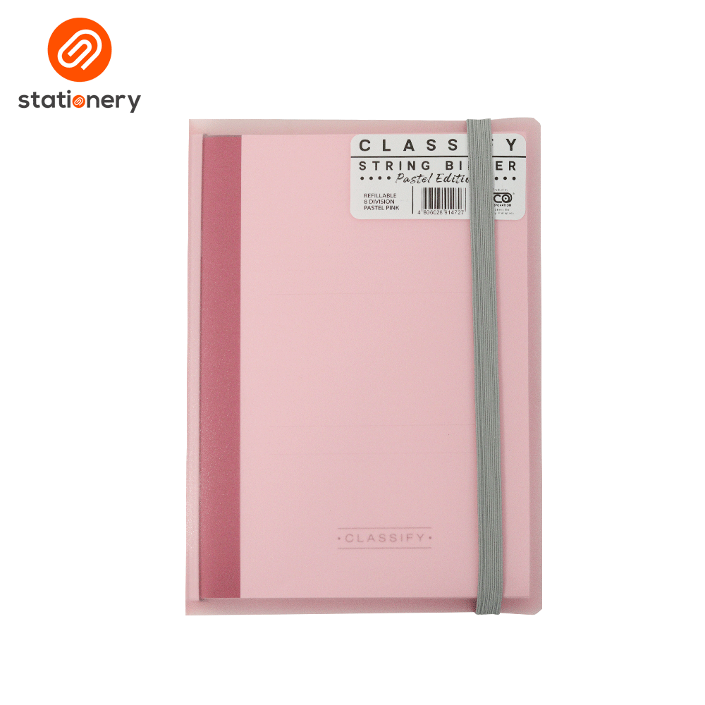 Veco Classify String Binder Pastel Edition