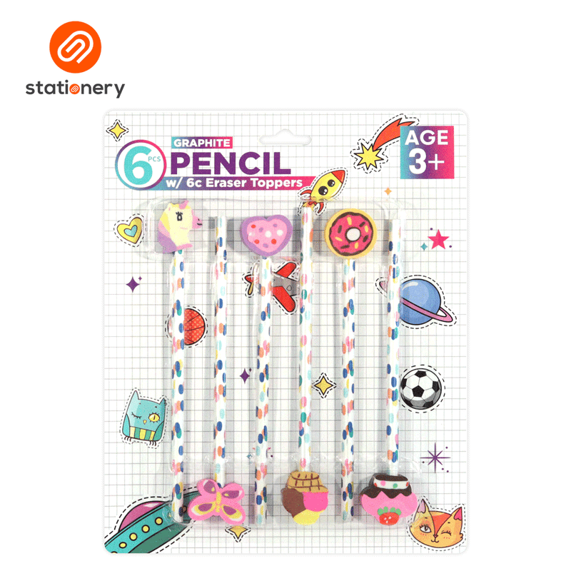 Graphite Pencil with Eraser on Top-zoom-