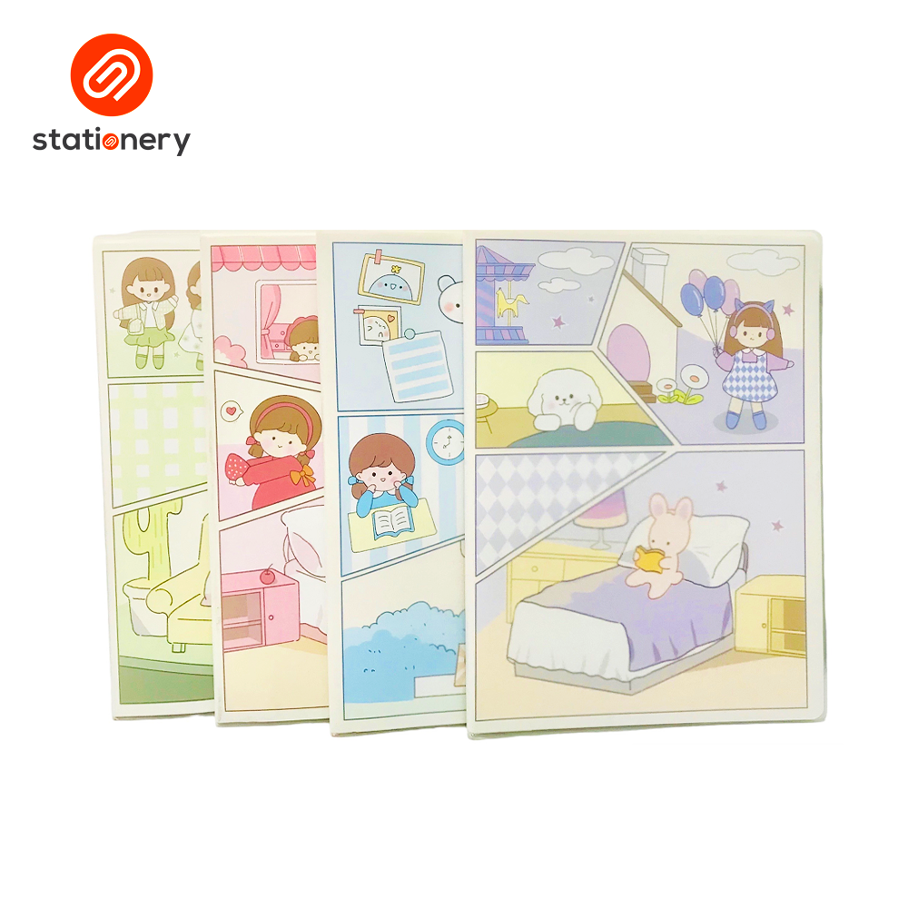 Girl & Bunny Fun Notebook - B5-zoom-1
