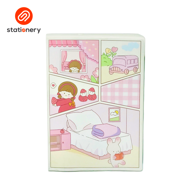 Girl & Bunny Fun Notebook - B5-zoom-