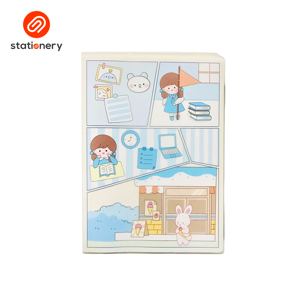 Girl & Bunny Fun Notebook - B5-zoom-4
