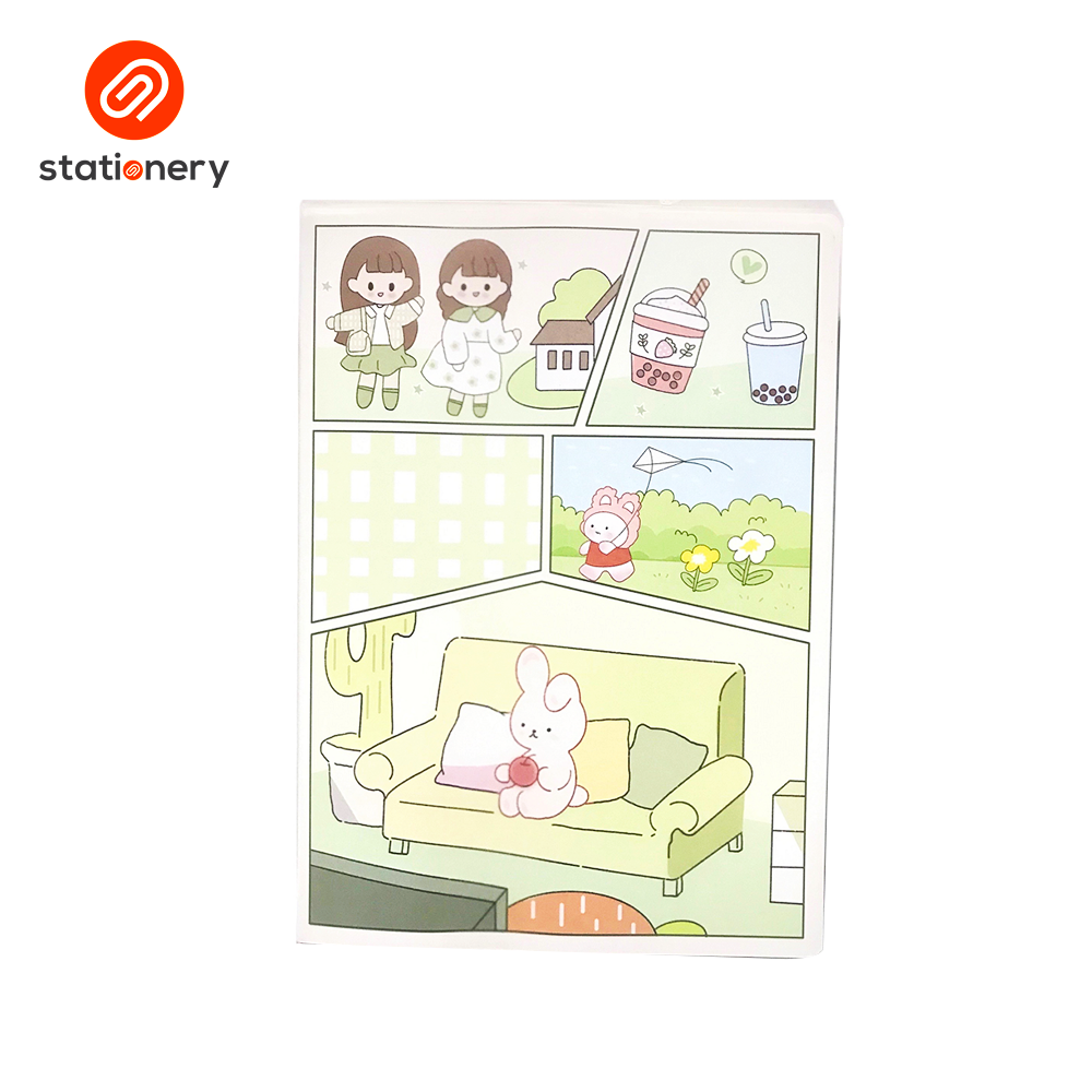 Girl & Bunny Fun Notebook - B5-zoom-6