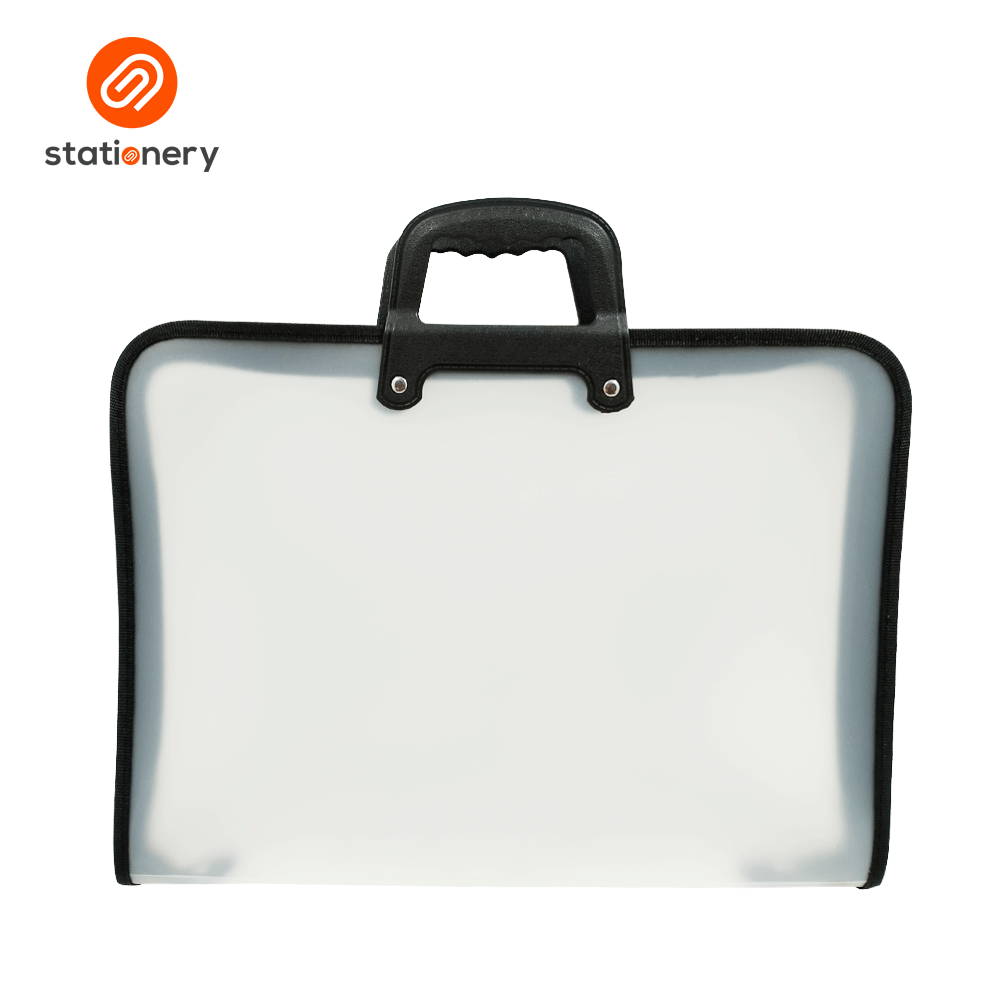 Plastic Envelope With Zipper And Handle Long-zoom-3