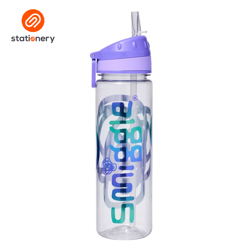 Smiggle Smiggler Plastic Drink Up Bottle 650Ml - Lilac-zoom-