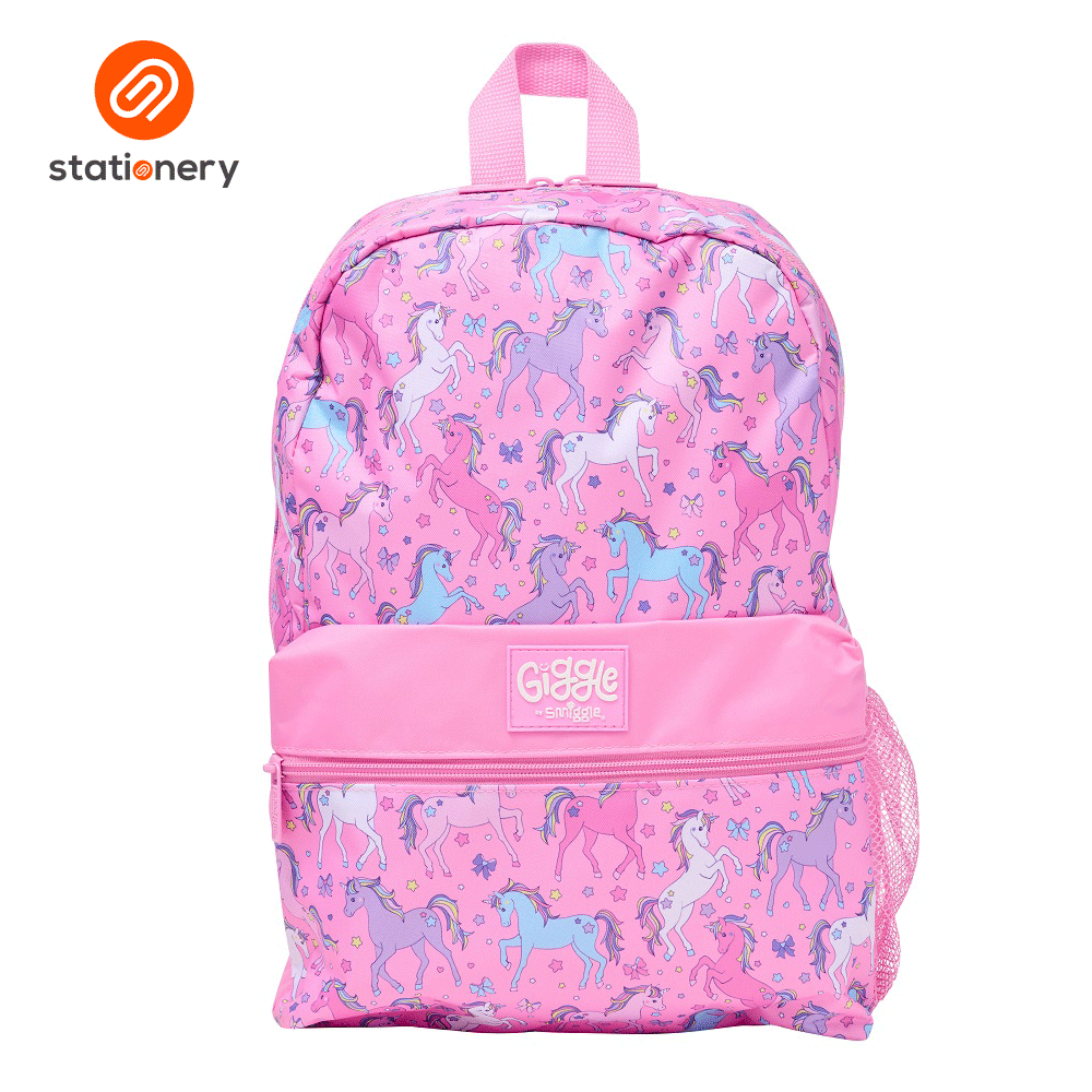 Giggle by Smiggle Backpack Pink SM Stationery