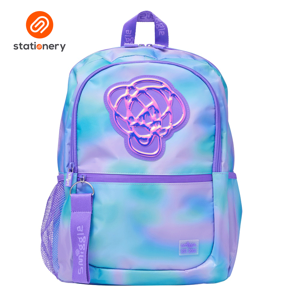 Smiggle Smiggler Classic Backpack Lilac SM Stationery