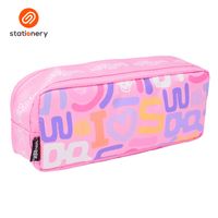 Smiggle Smiggler Oblong Pencil Case - Pink