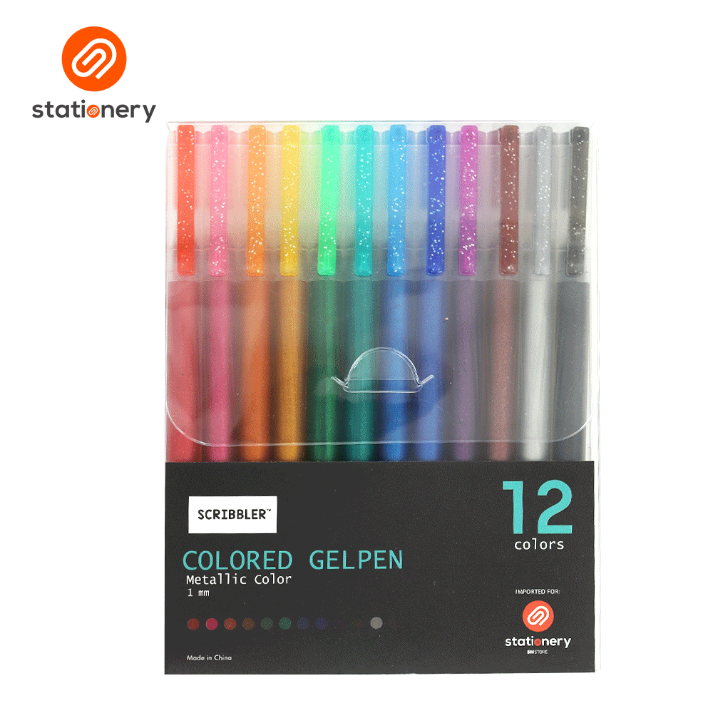 Scribbler Gel Pens 12 Colors – SM Stationery