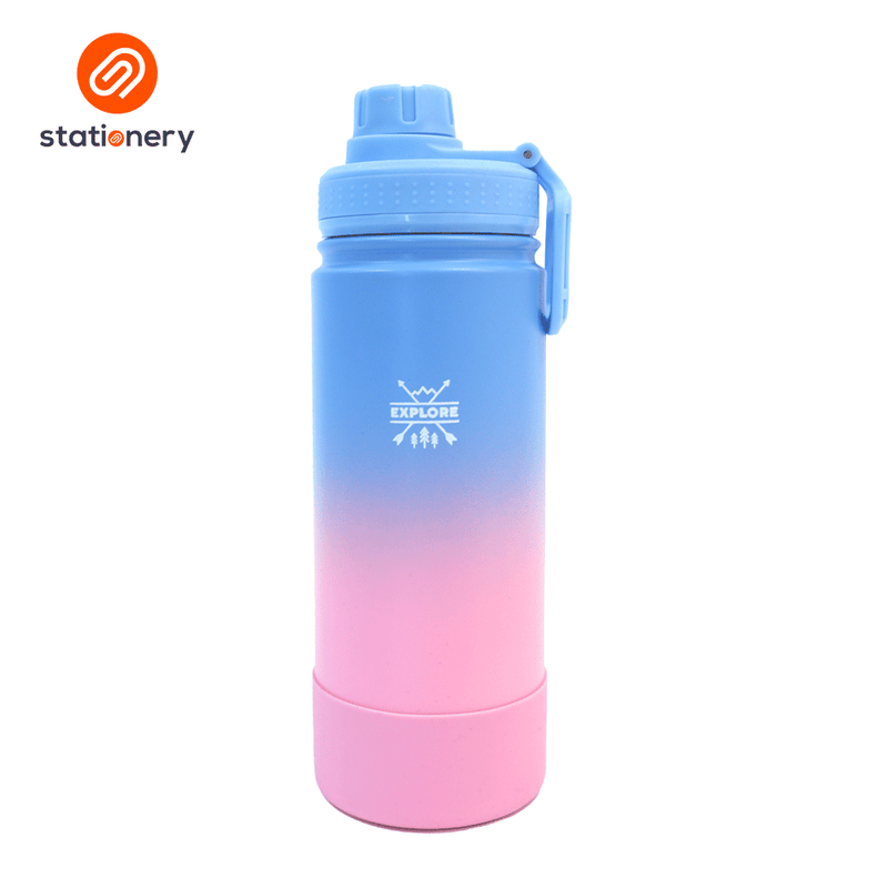 Explore Ombre Insulated Water Bottle-zoom-