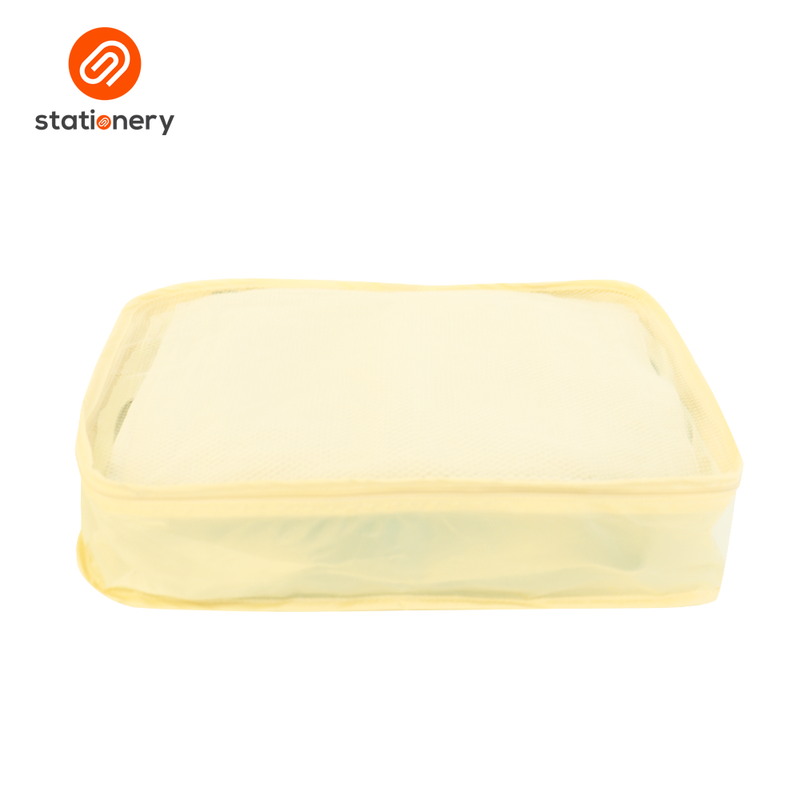 Explore Packing Cubes Travel Organizer Pack of 3 - Beige-zoom-