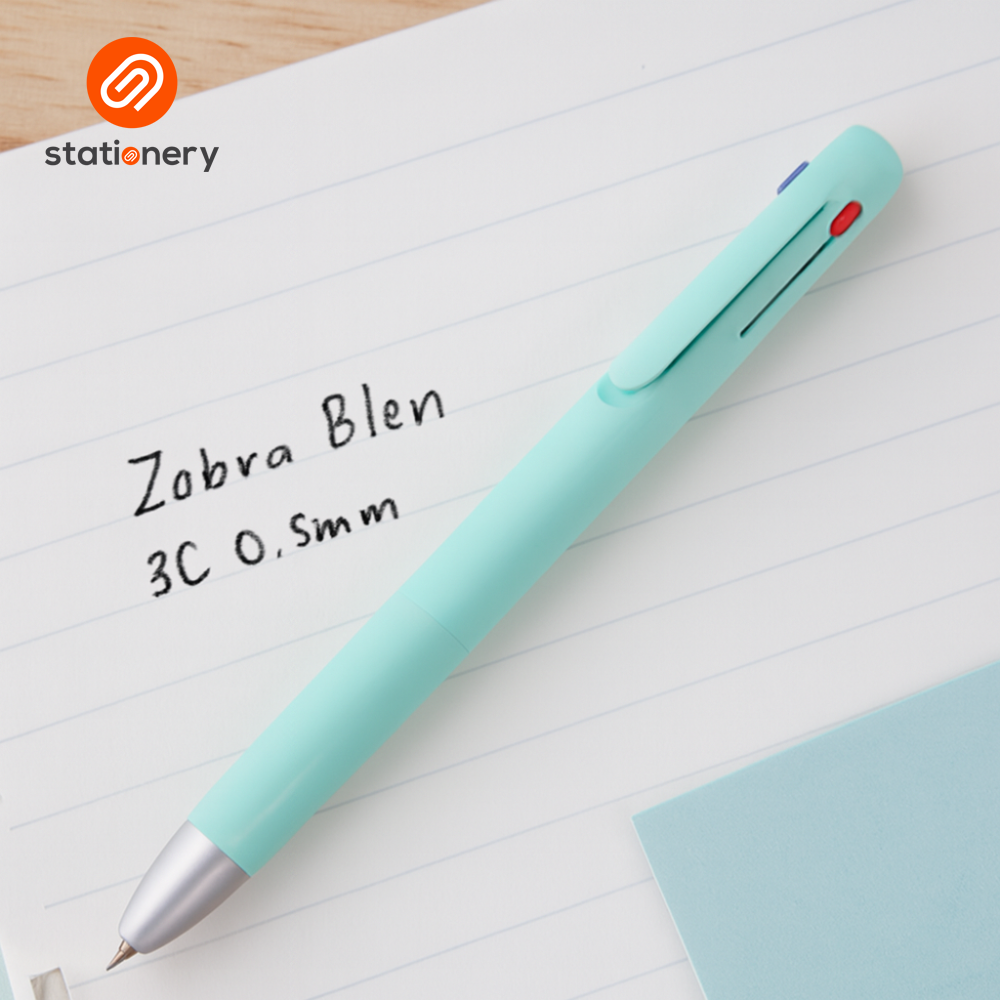 Zebra Blen 3in1 Ballpoint Pen 0.5mm-zoom-1
