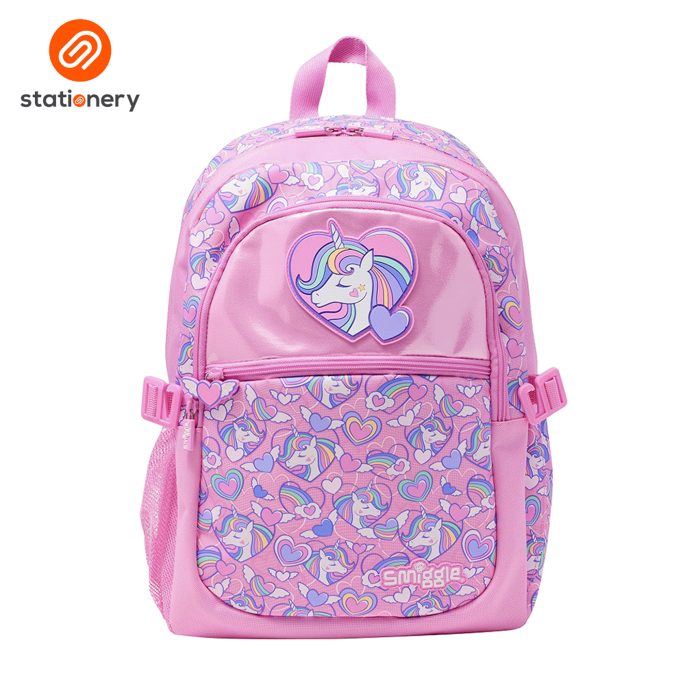 Smiggle Fly High Classic Attach Backpack - Pink – SM Stationery