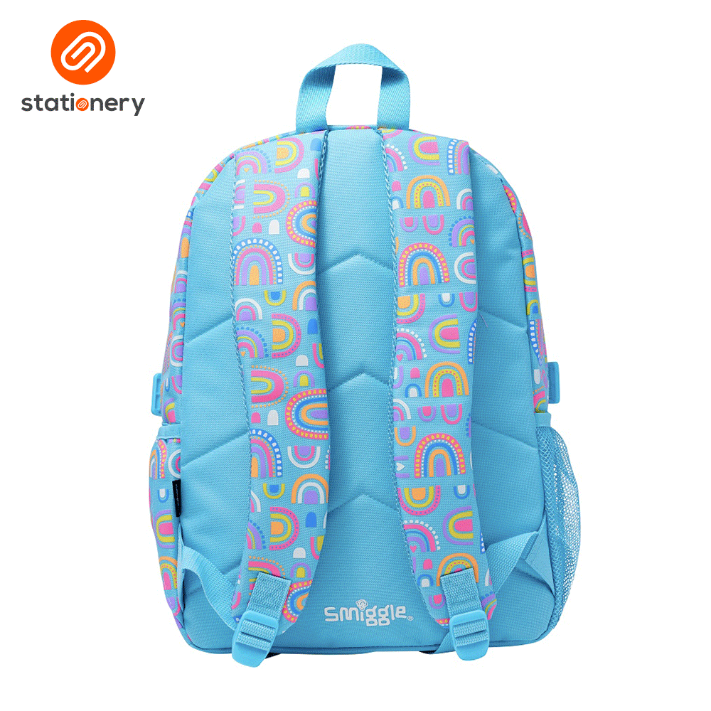 Smiggle Fly High Classic Attach Backpack Blue SM Stationery