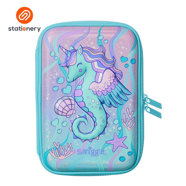 Smiggle Epic Adventures Hardtop Pencil Case Aqua – SM Stationery