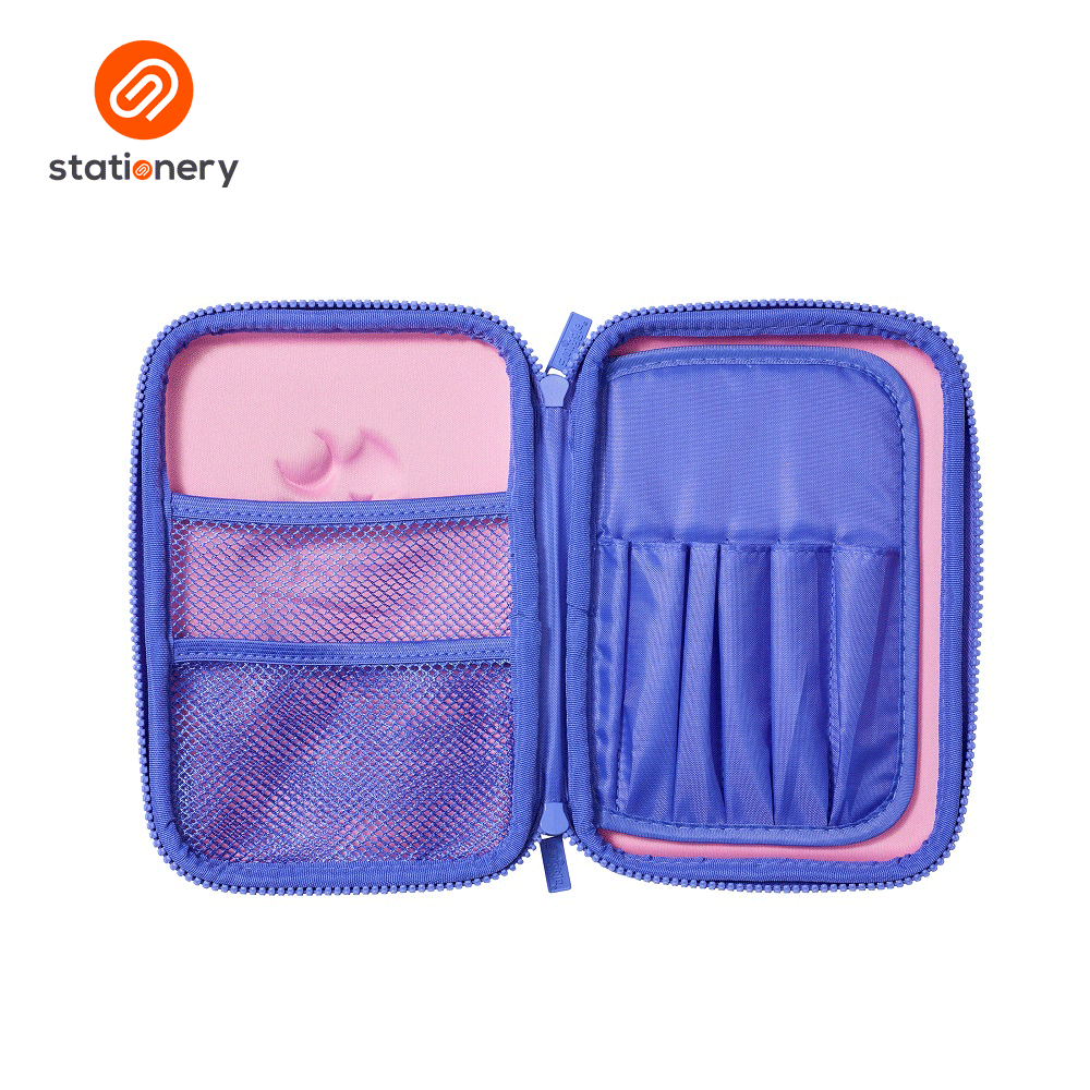 Smiggle Epic Adventures Hardtop Pencil Case - Purple