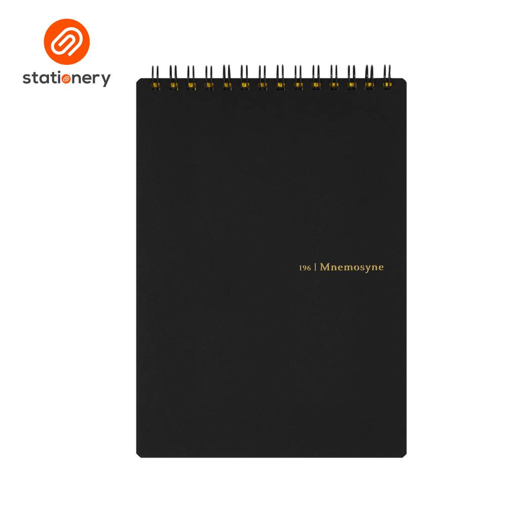 Maruman Mnemosyne N196A Top Spiral Ruled Notebook 7mm B6 - 50 Sheets-zoom-7