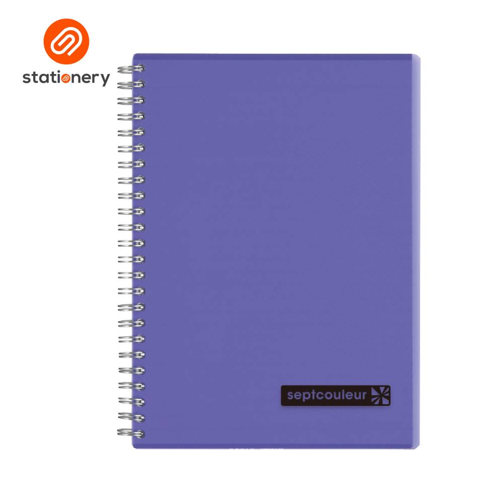 Maruman Septcouleur Notebook PP Double Wire A5 - 80 Sheets-zoom-5