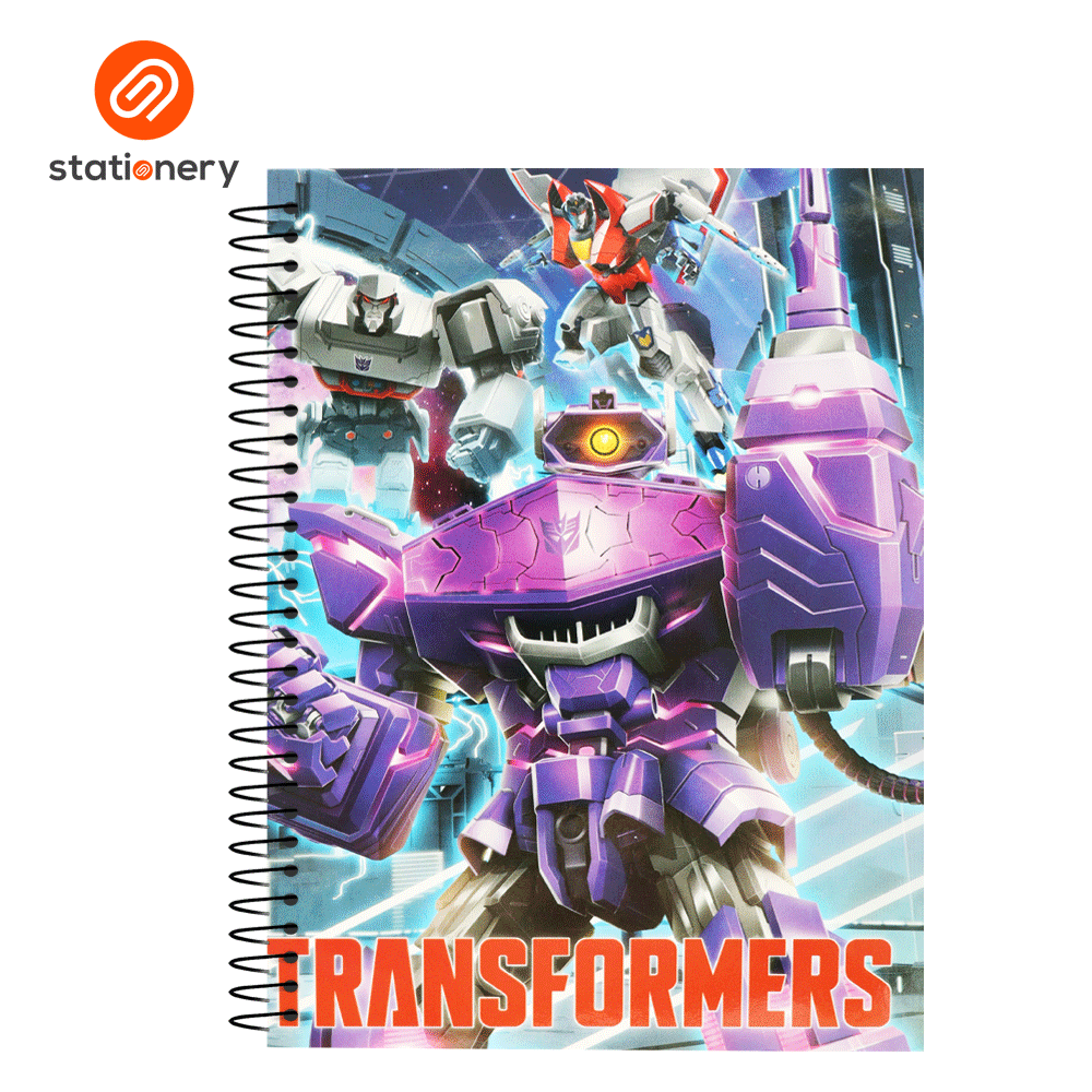 Transformers Spiral Notebook 80lvs Pack of 7 – SM Stationery