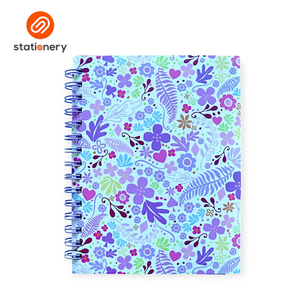 5 Subject Notebook PP with Pouch - Floral-zoom-6