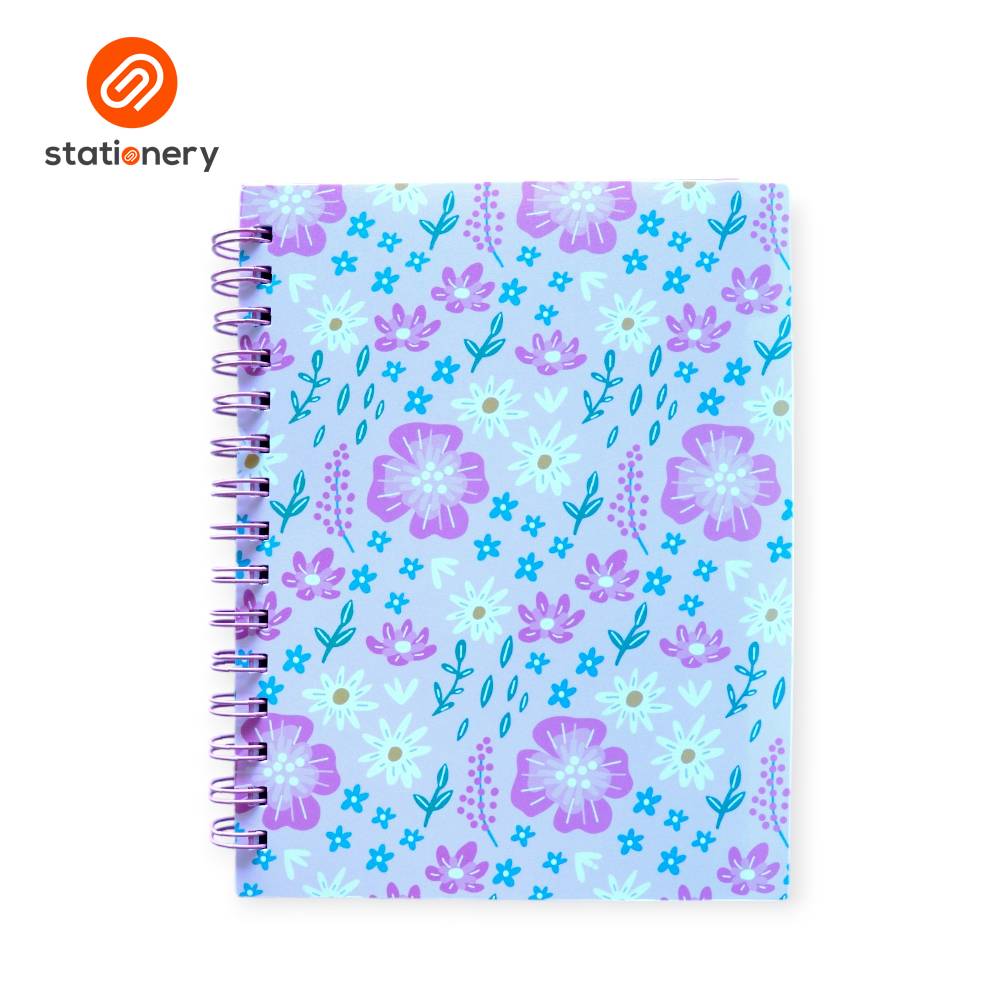 5 Subject Notebook PP with Pouch - Floral-zoom-8