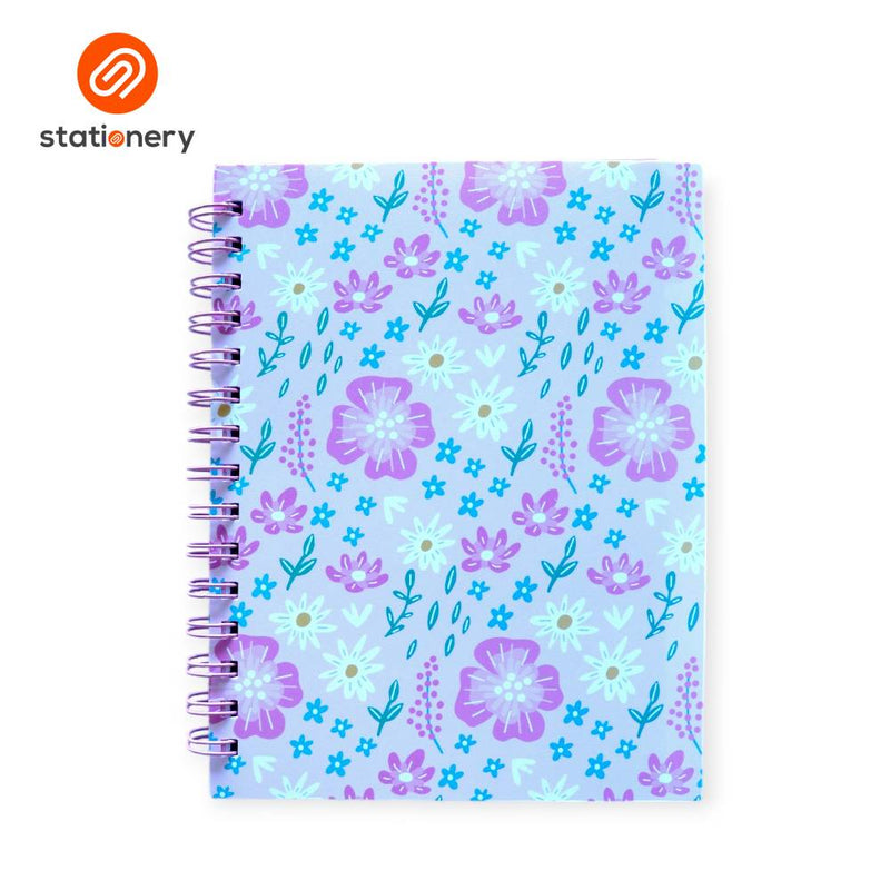 5 Subject Notebook PP with Pouch - Floral-zoom-