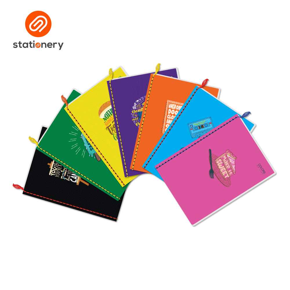 Advance Colors of Life Yarn Notebook 80lvs Pack of 7-zoom-1