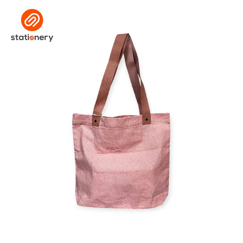 Totebag Leatherette Handle Plain-7
