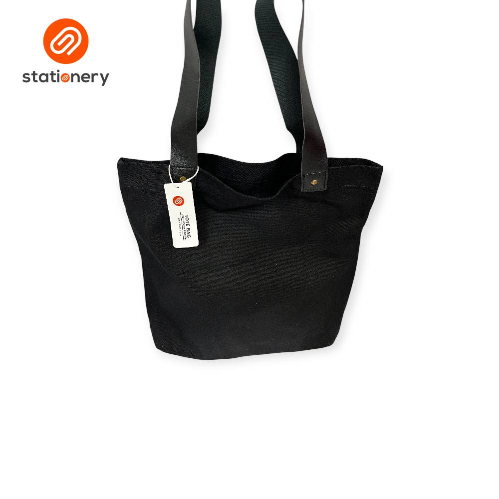 Totebag Leatherette Handle Plain-11