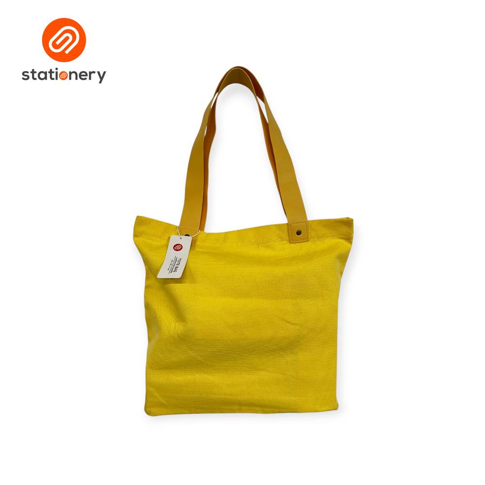 Totebag Leatherette Handle Plain-zoom-5
