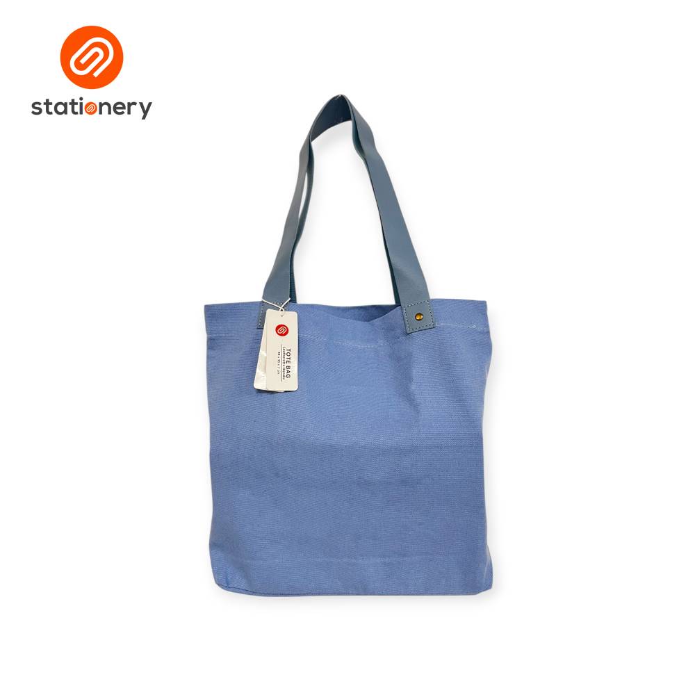 Totebag Leatherette Handle Plain-zoom-1