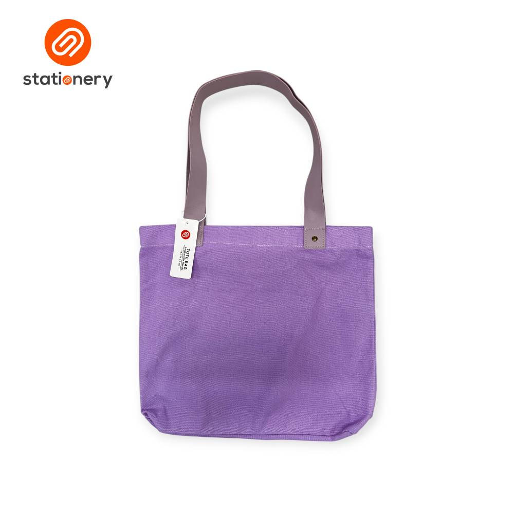 Totebag Leatherette Handle Plain-4