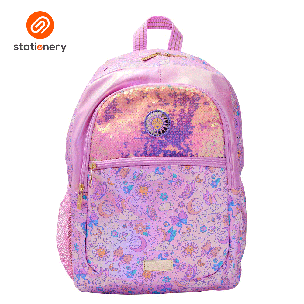 Smiggle Cosmos Classic Backpack - Pink-1