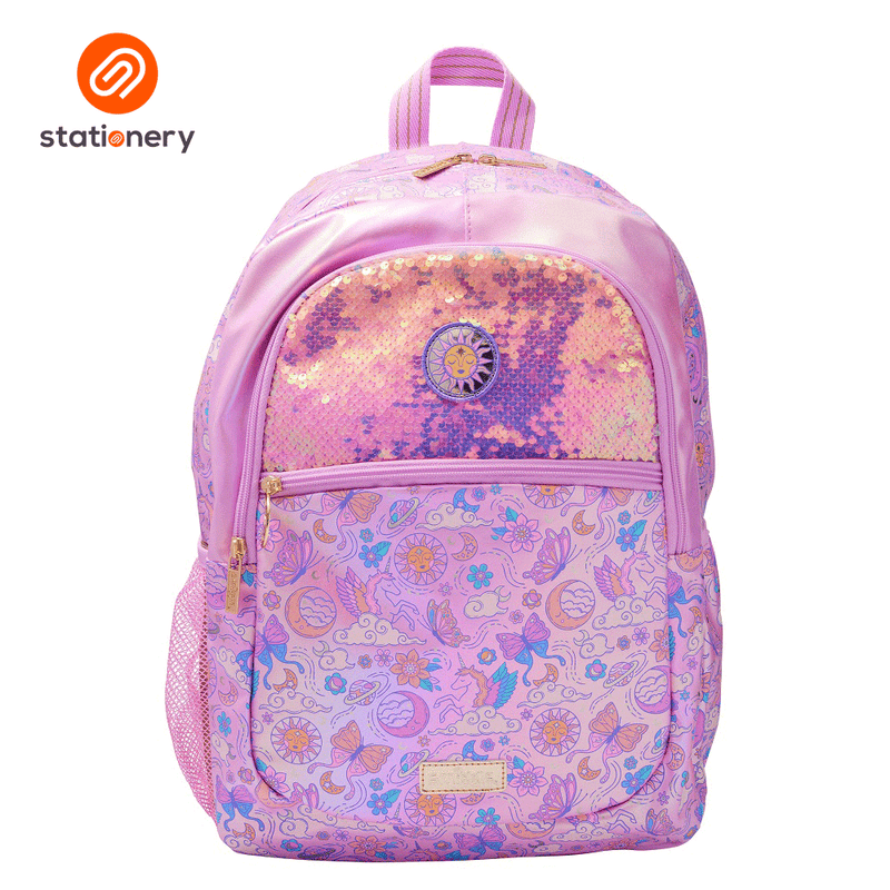 Smiggle Cosmos Classic Backpack - Pink-zoom-