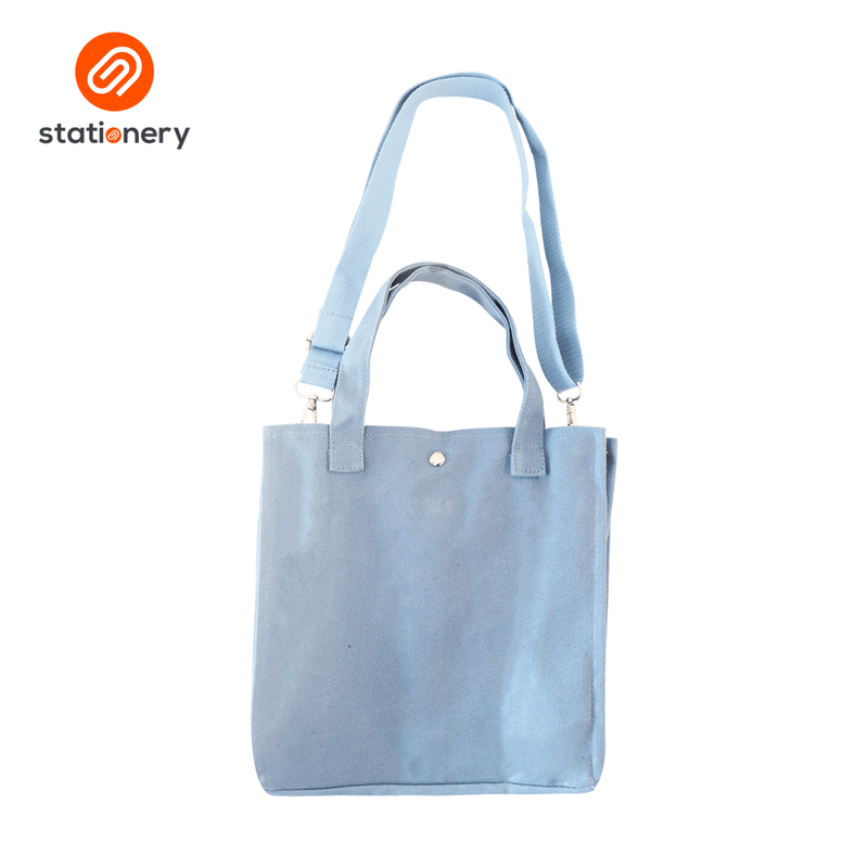 Tote Bag Two Front Pocket with Strap - Small (17x7.5x21cm)-zoom-