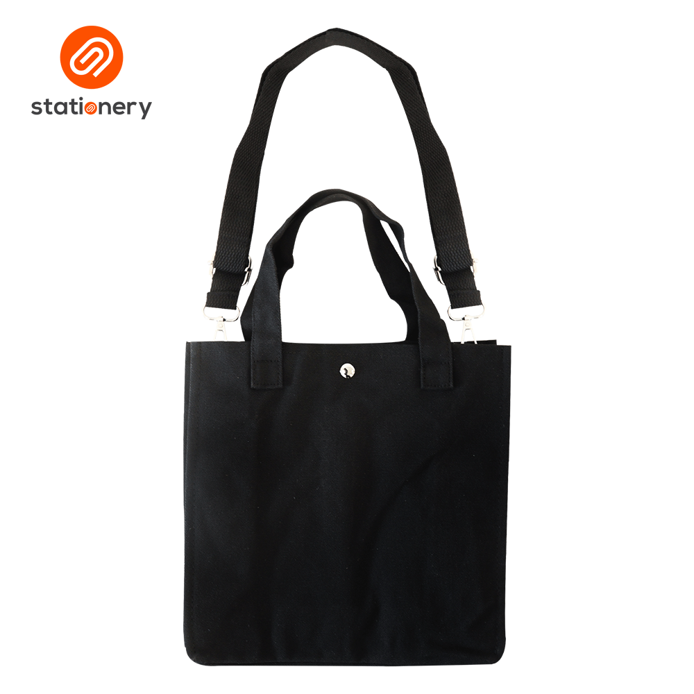 Tote Bag Two Front Pocket with Strap - Medium (25x10x25cm)-zoom-5