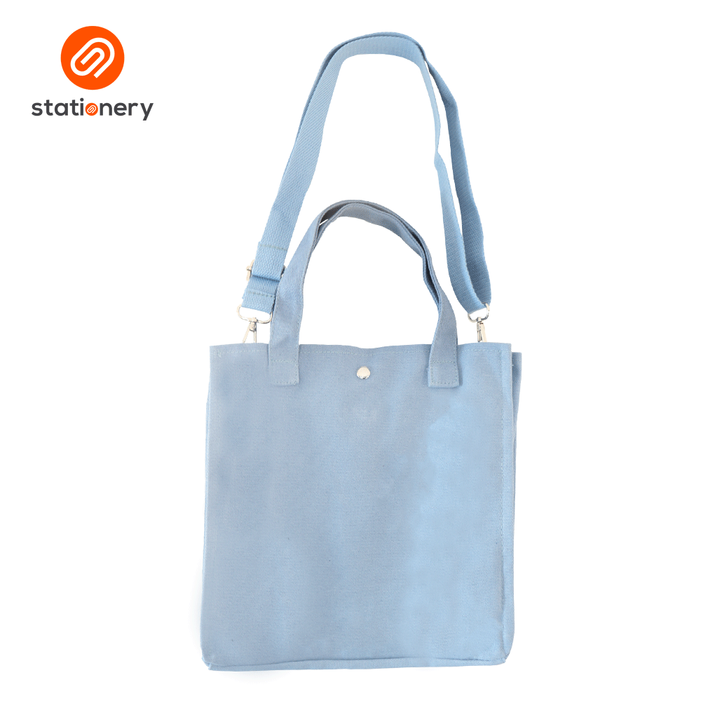 Tote Bag Two Front Pocket with Strap - Medium (25x10x25cm)-6
