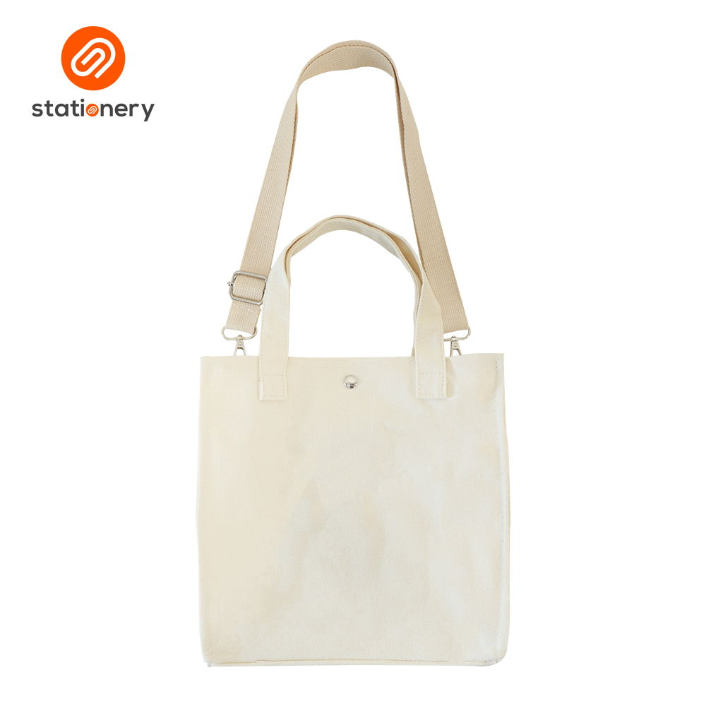 Tote Bag Two Front Pocket with Strap - Medium (25x10x25cm)-zoom-7